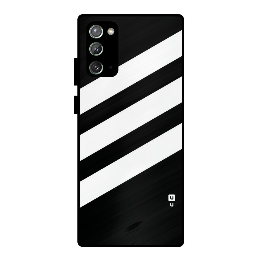 Diagonal Classic Stripes Metal Back Case for Galaxy Note 20