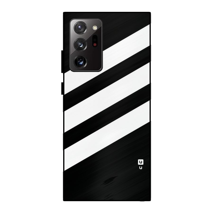 Diagonal Classic Stripes Metal Back Case for Galaxy Note 20 Ultra