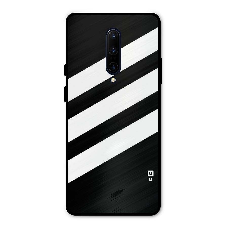 Diagonal Classic Stripes Metal Back Case for OnePlus 7 Pro