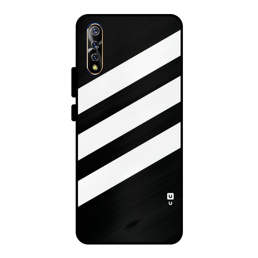 Diagonal Classic Stripes Metal Back Case for Vivo S1