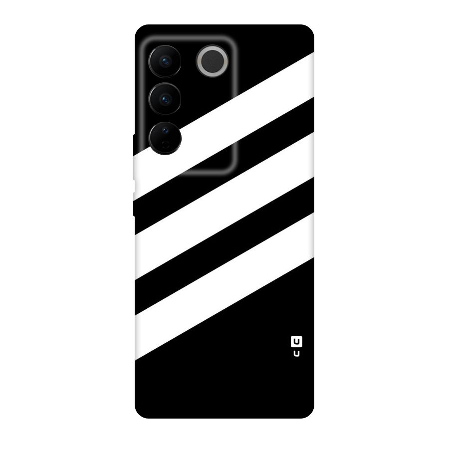 Diagonal Classic Stripes Original Polycarbonate Back Case for Vivo V27