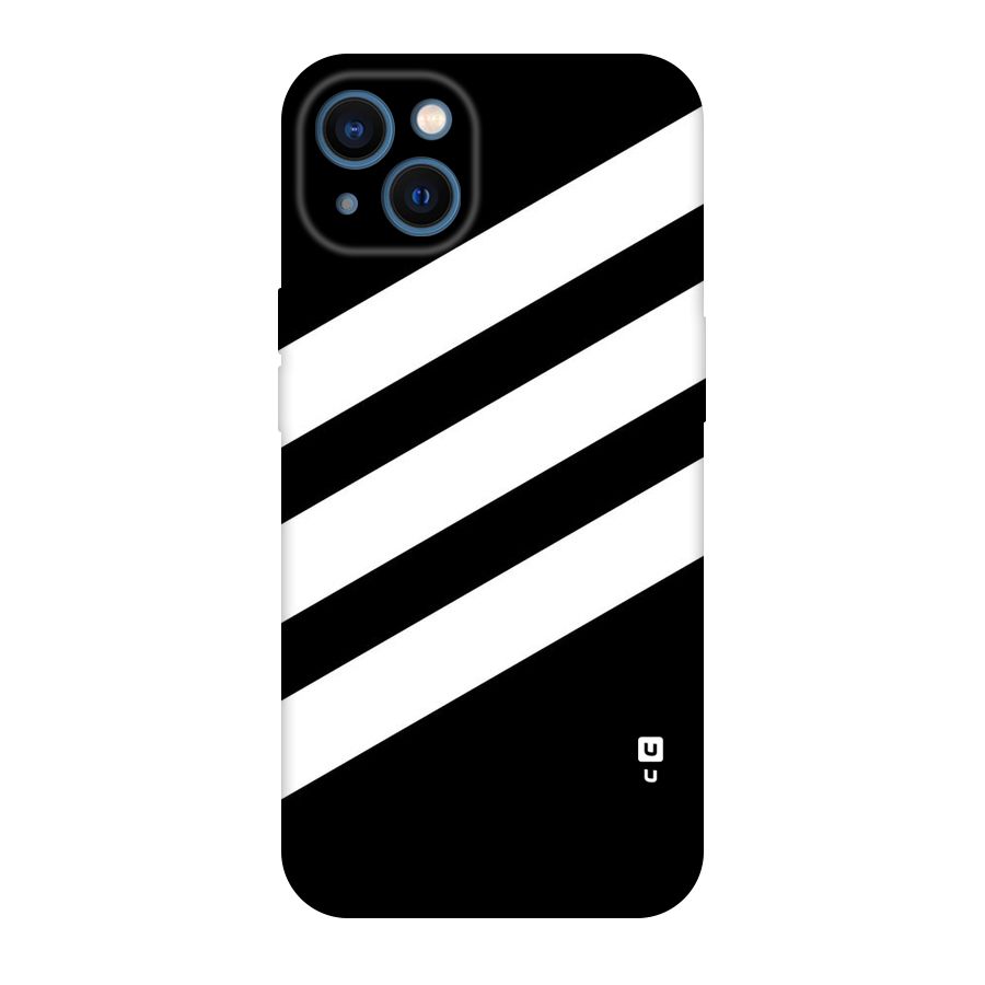 Diagonal Classic Stripes Original Polycarbonate Back Case for iPhone 13