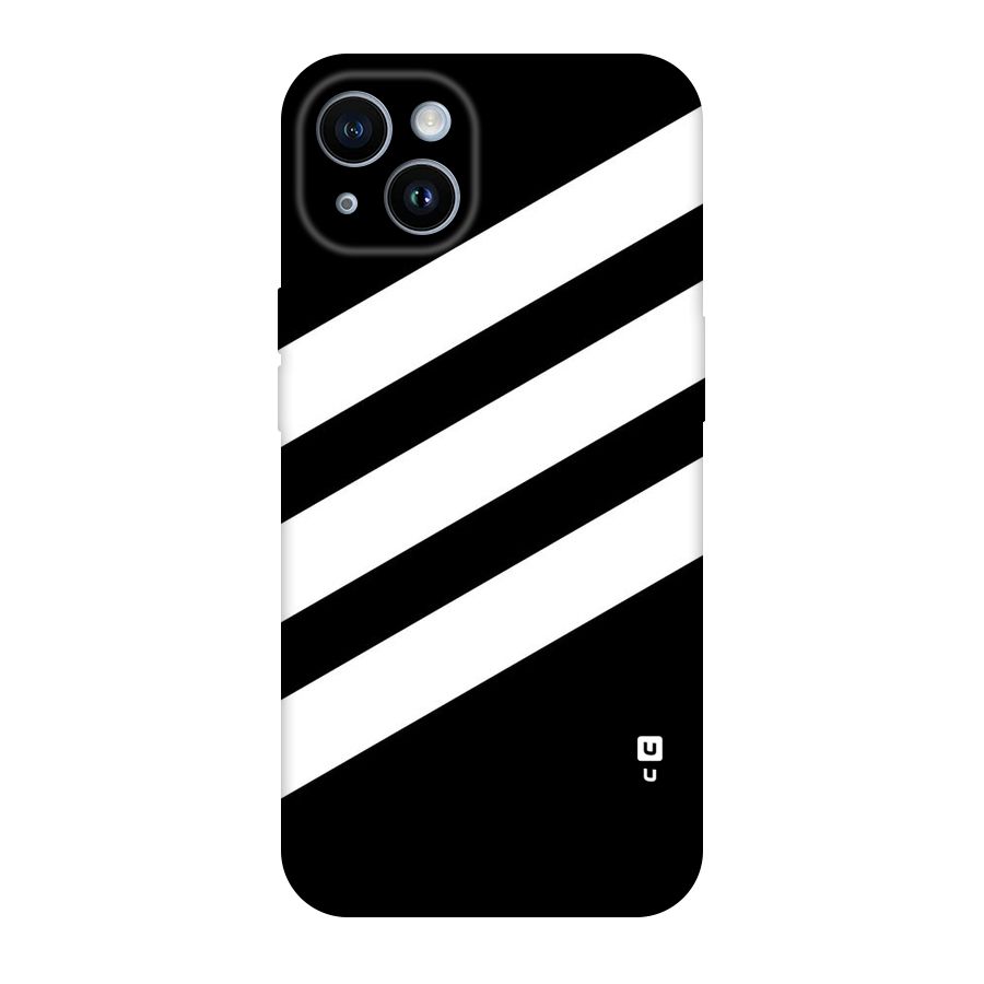 Diagonal Classic Stripes Original Polycarbonate Back Case for iPhone 14