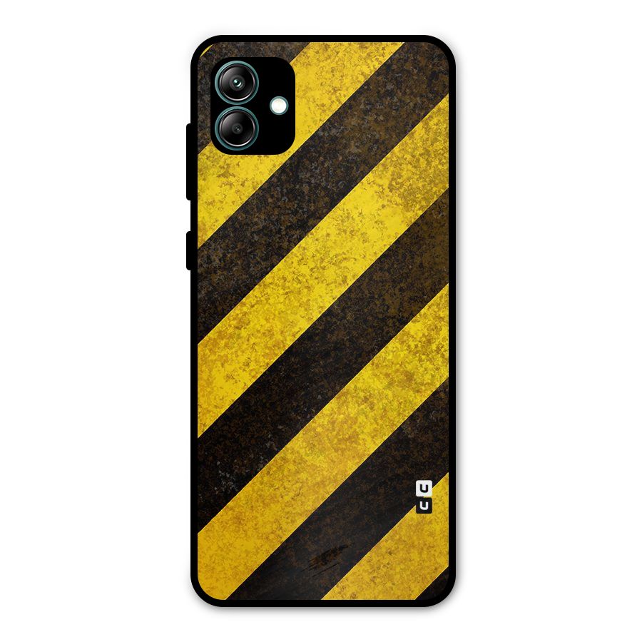 Diagonal Road Pattern Metal Back Case for Galaxy A04