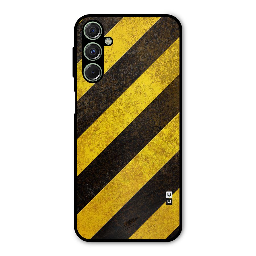 Diagonal Road Pattern Metal Back Case for Galaxy F34