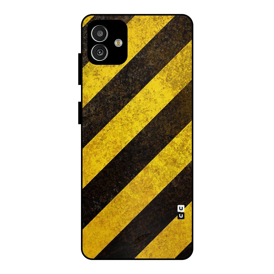 Diagonal Road Pattern Metal Back Case for Galaxy M13 5G