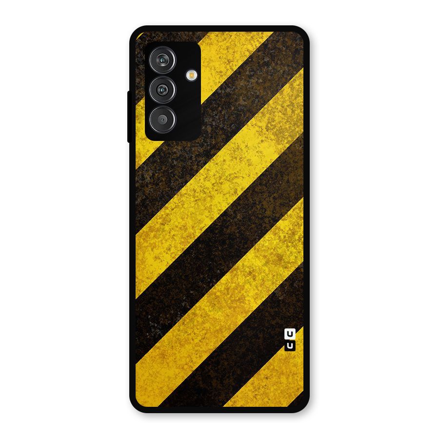 Diagonal Road Pattern Metal Back Case for Galaxy M14 5G