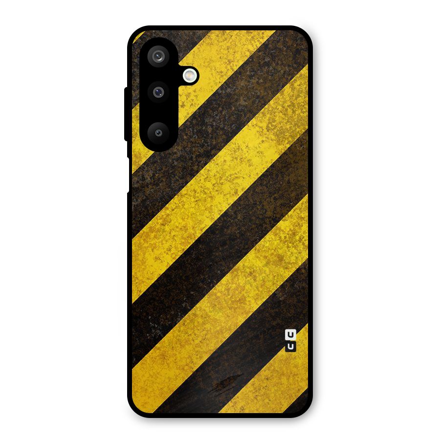 Diagonal Road Pattern Metal Back Case for Galaxy M16