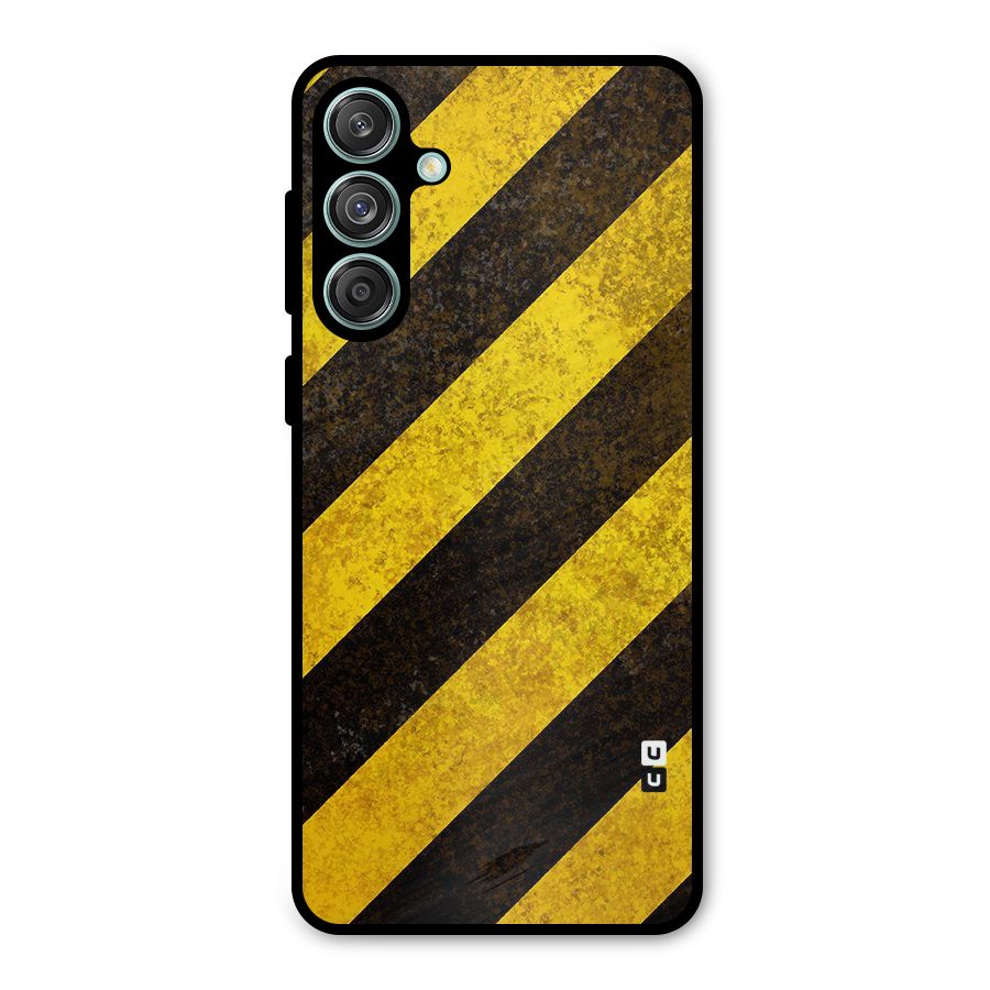 Diagonal Road Pattern Metal Back Case for Galaxy M55 5G