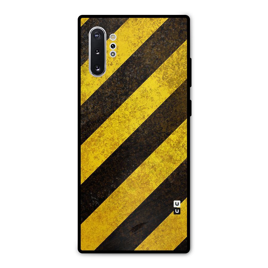 Diagonal Road Pattern Metal Back Case for Galaxy Note 10 Plus