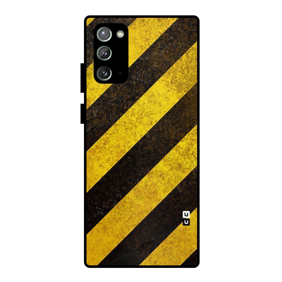 Diagonal Road Pattern Metal Back Case for Galaxy Note 20