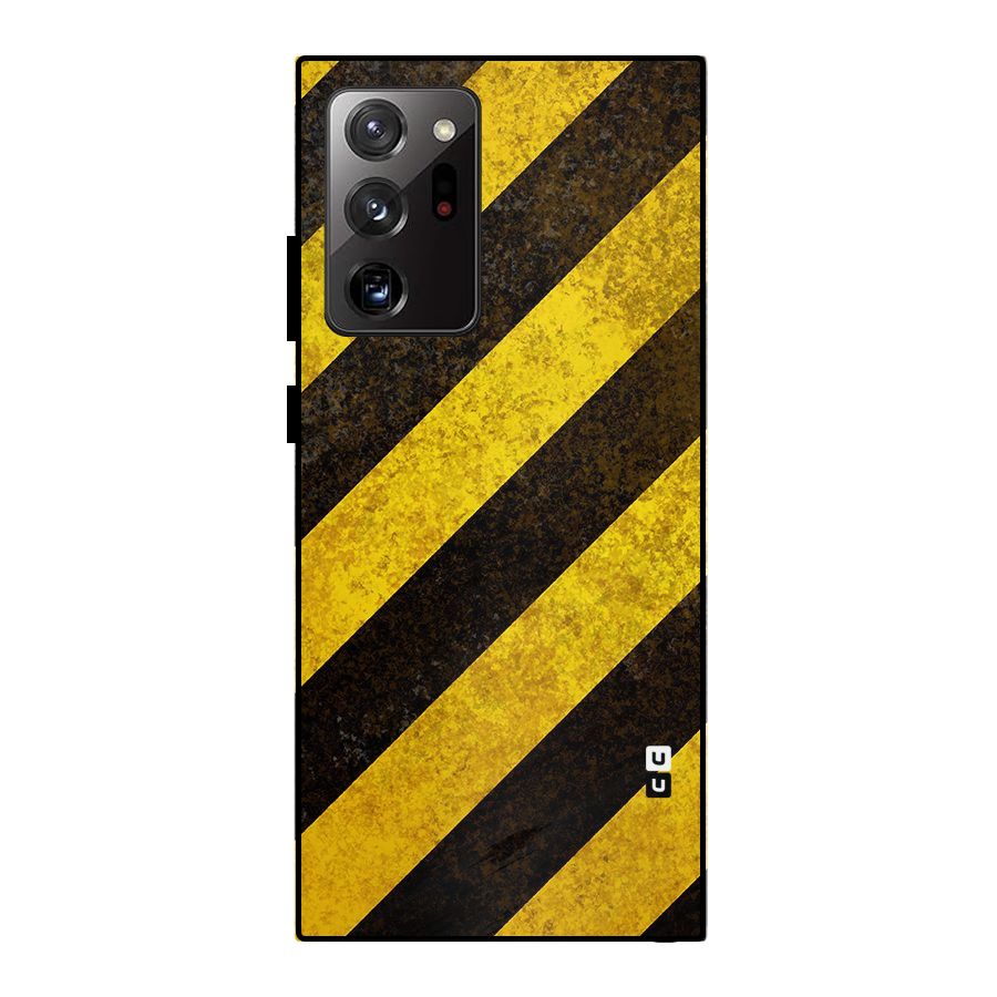 Diagonal Road Pattern Metal Back Case for Galaxy Note 20 Ultra 5G