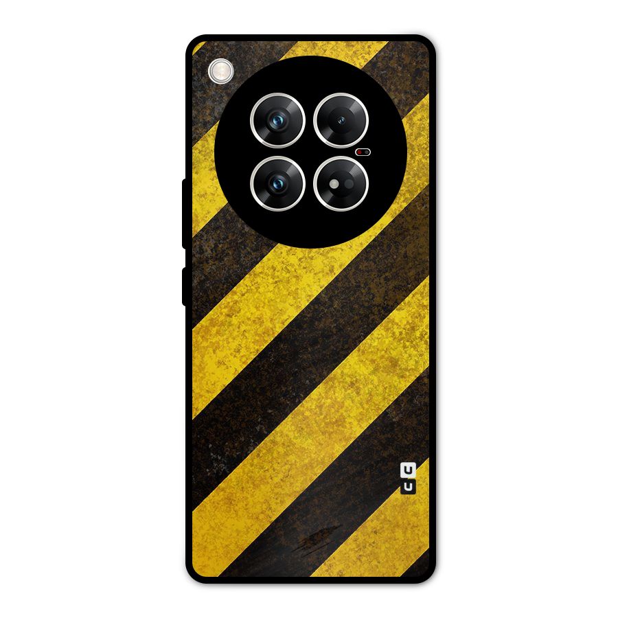 Diagonal Road Pattern Metal Back Case for Infinix Zero 40 5G