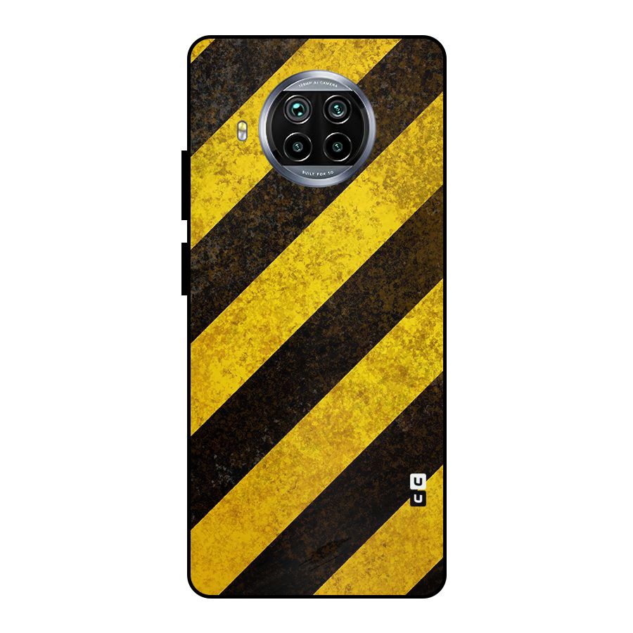 Diagonal Road Pattern Metal Back Case for Mi 10i