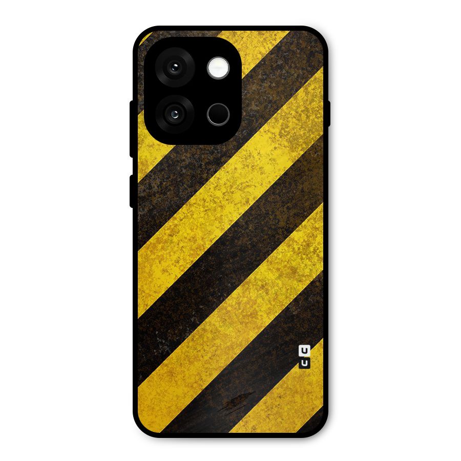 Diagonal Road Pattern Metal Back Case for OnePlus 13s