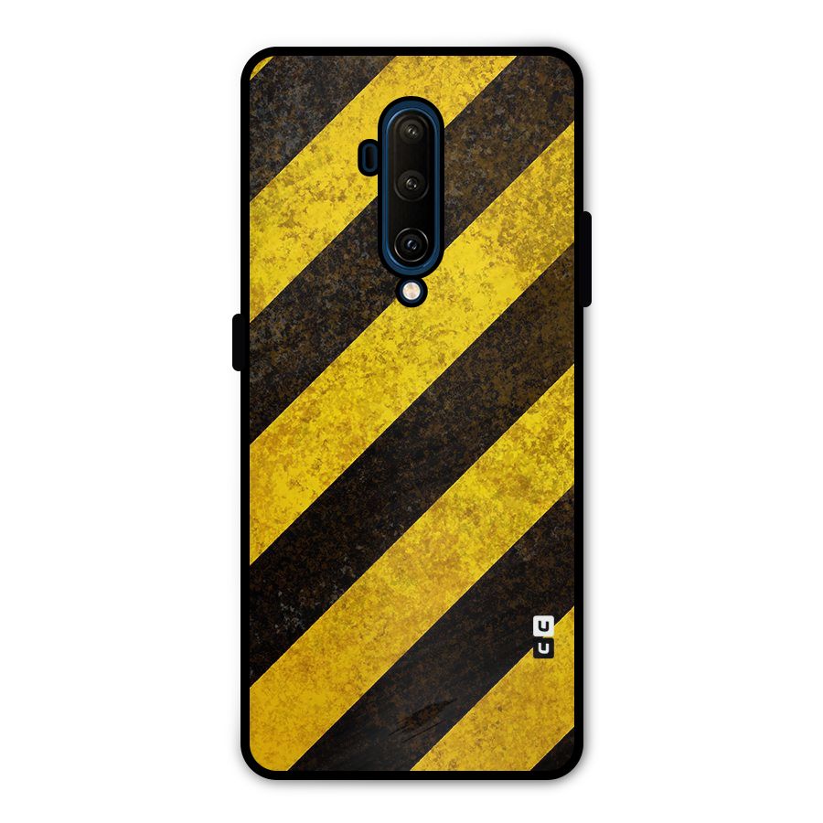 Diagonal Road Pattern Metal Back Case for OnePlus 7T Pro
