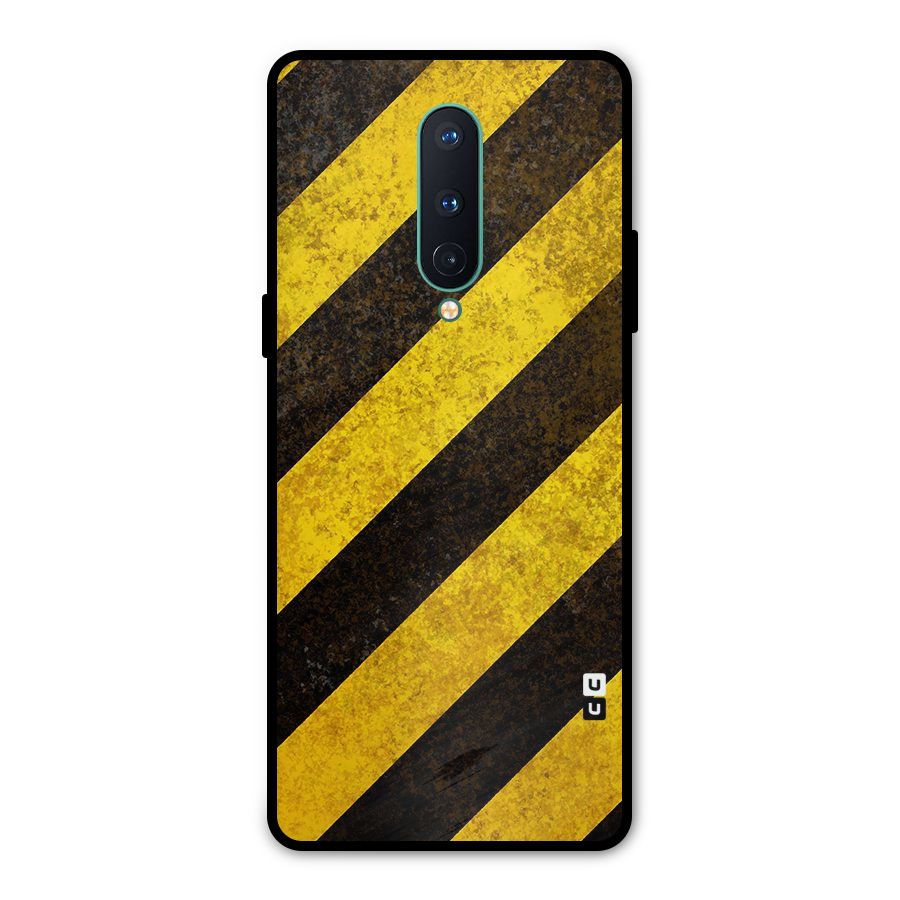 Diagonal Road Pattern Metal Back Case for OnePlus 8