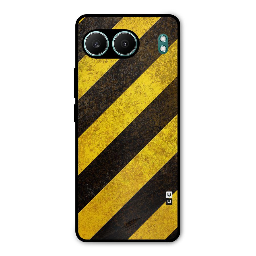 Diagonal Road Pattern Metal Back Case for OnePlus Nord 4