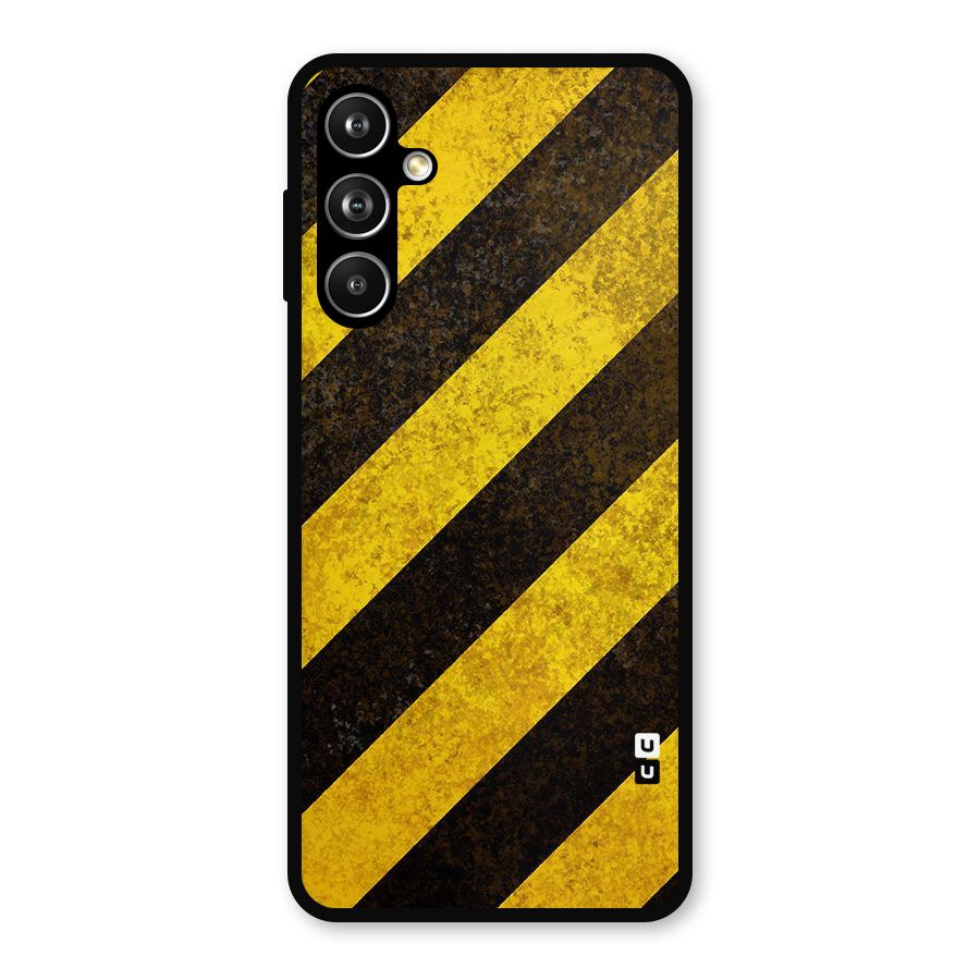 Diagonal Road Pattern Metal Back Case for Samsung Galaxy M54