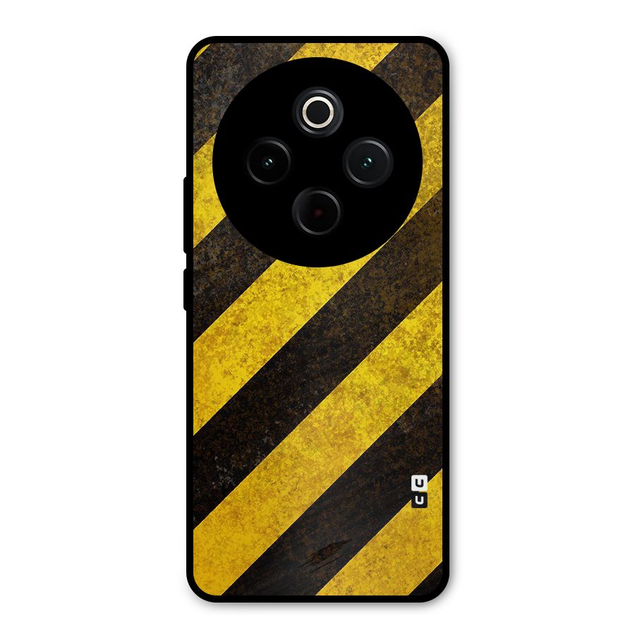 Diagonal Road Pattern Metal Back Case for Vivo T4