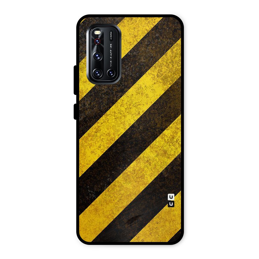 Diagonal Road Pattern Metal Back Case for Vivo V19