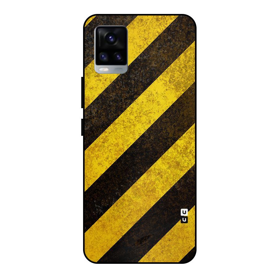 Diagonal Road Pattern Metal Back Case for Vivo V20