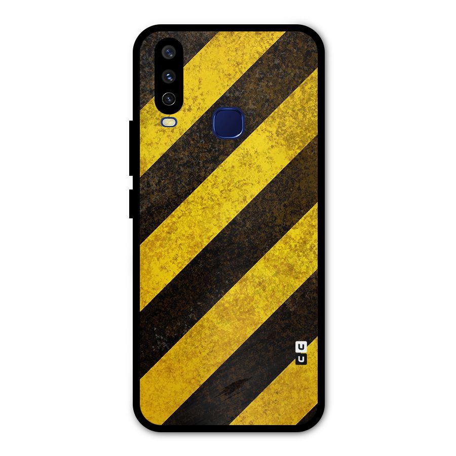 Diagonal Road Pattern Metal Back Case for Vivo Y15