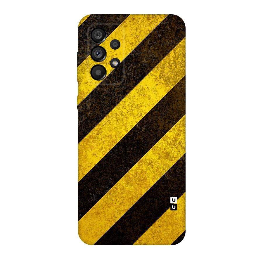 Diagonal Road Pattern Original Polycarbonate Back Case for Galaxy A73 5G