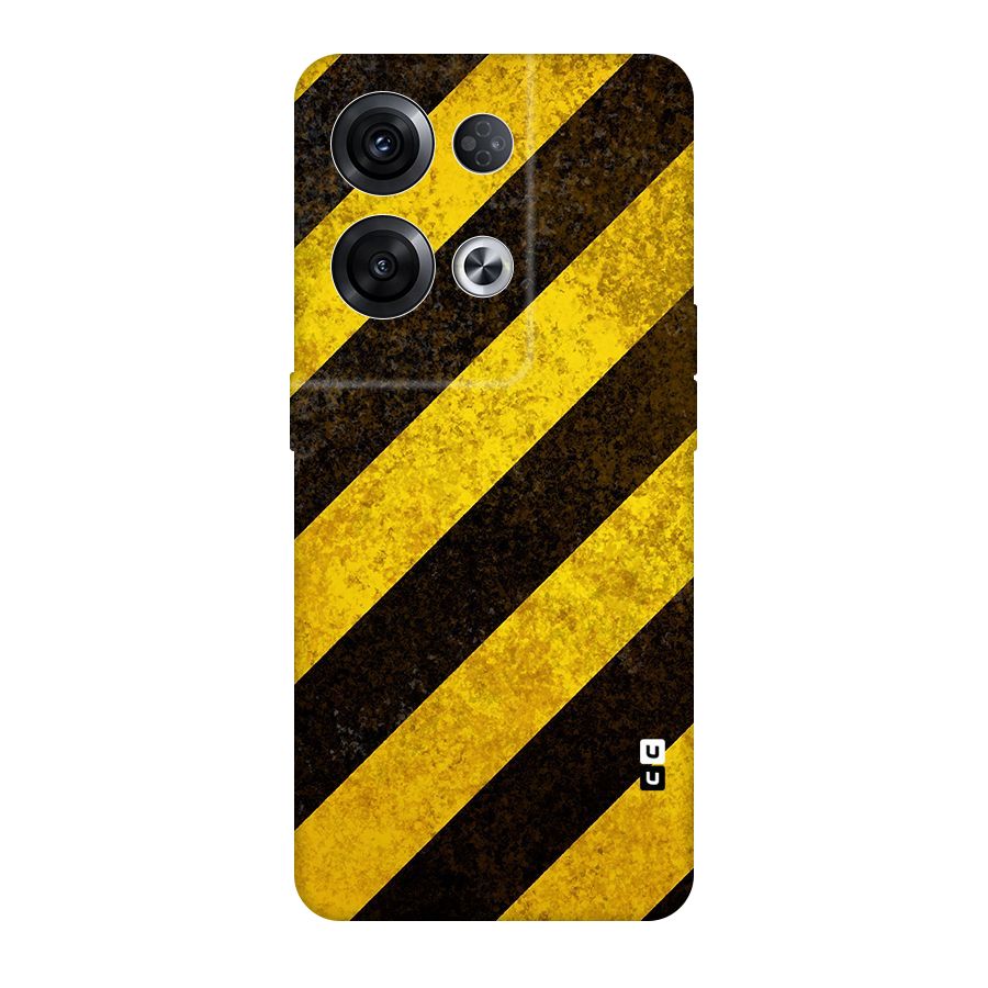 Diagonal Road Pattern Original Polycarbonate Back Case for Oppo Reno8 Pro 5G