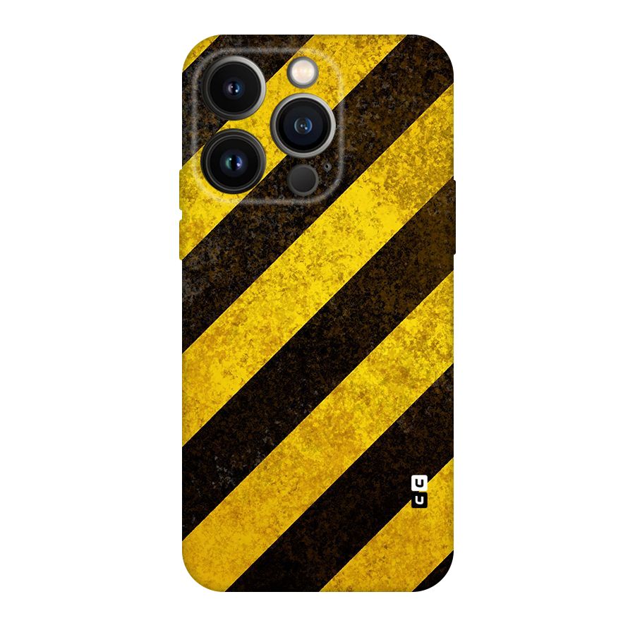 Diagonal Road Pattern Original Polycarbonate Back Case for iPhone 14 Pro
