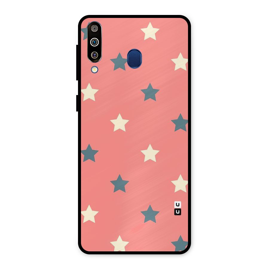Diagonal Stars Metal Back Case for Galaxy M30