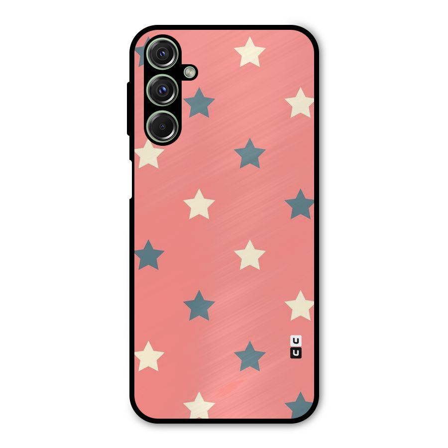 Diagonal Stars Metal Back Case for Galaxy M34