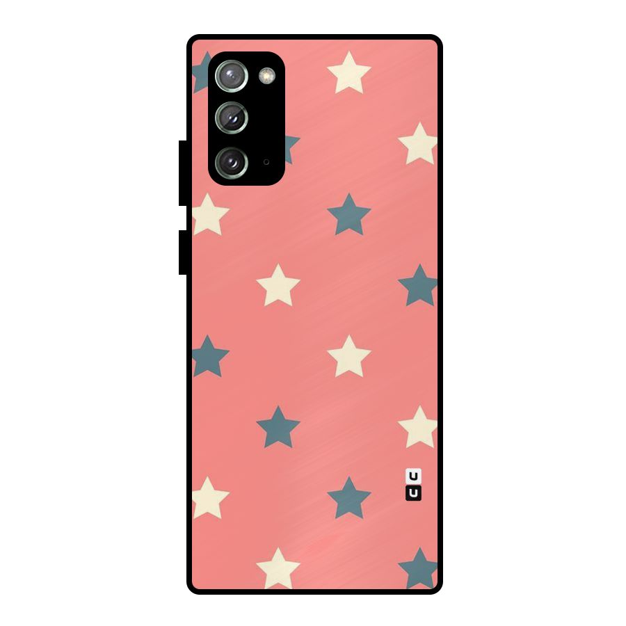 Diagonal Stars Metal Back Case for Galaxy Note 20