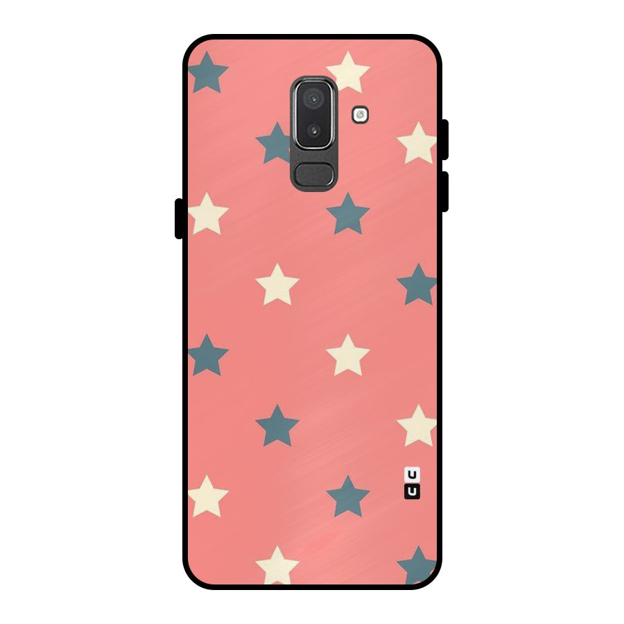 Diagonal Stars Metal Back Case for Galaxy On8 (2018)