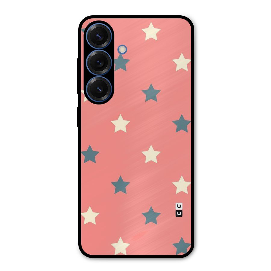 Diagonal Stars Metal Back Case for Galaxy S25