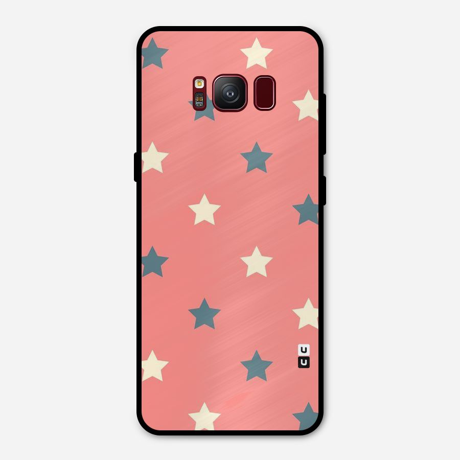 Diagonal Stars Metal Back Case for Galaxy S8
