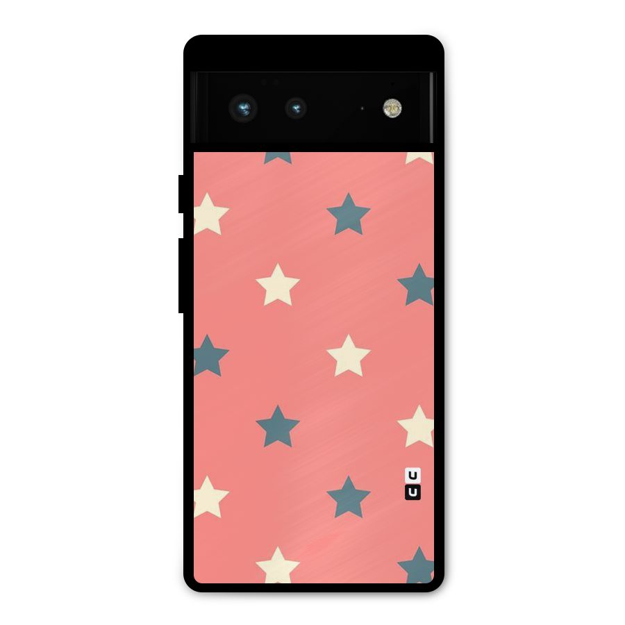 Diagonal Stars Metal Back Case for Google Pixel 6