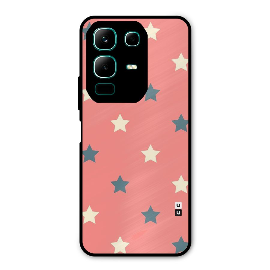 Diagonal Stars Metal Back Case for Infinix Note 50x