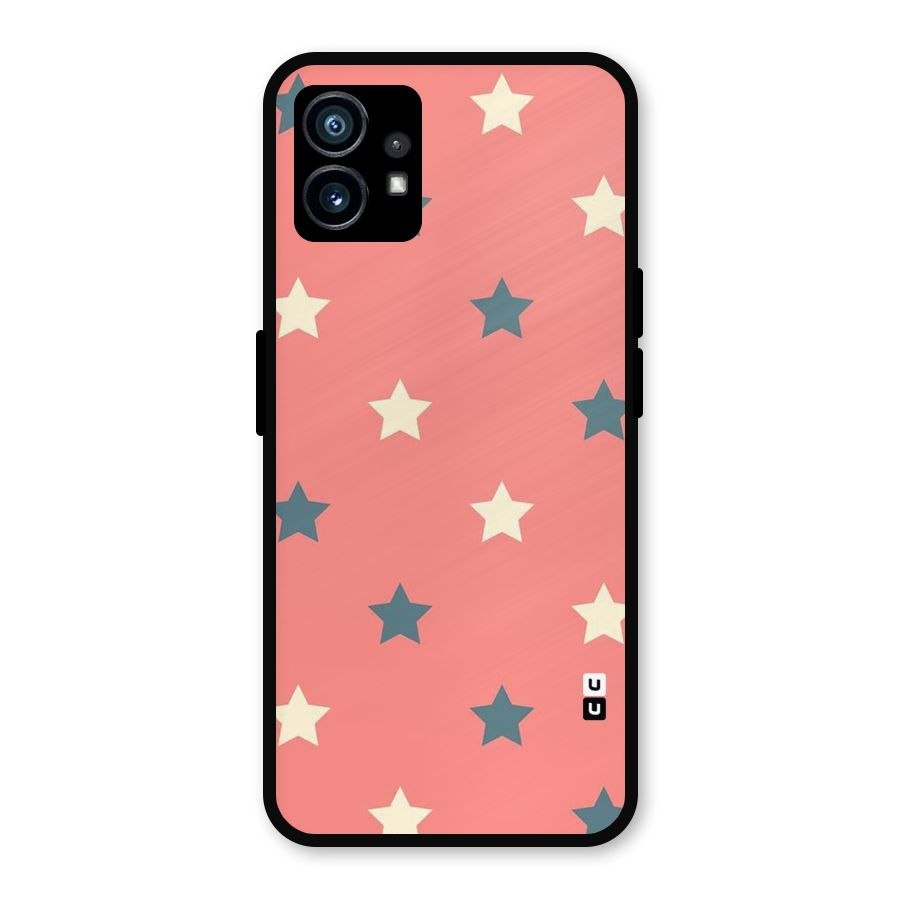Diagonal Stars Metal Back Case for Nothing Phone 1
