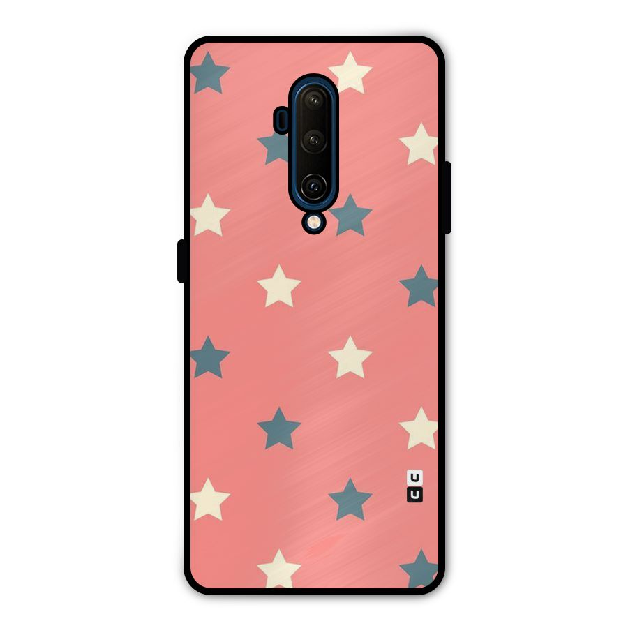 Diagonal Stars Metal Back Case for OnePlus 7T Pro