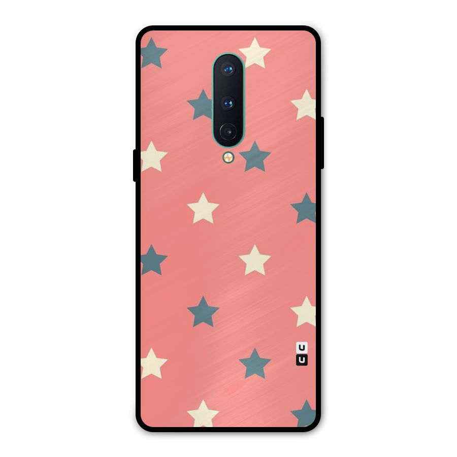Diagonal Stars Metal Back Case for OnePlus 8