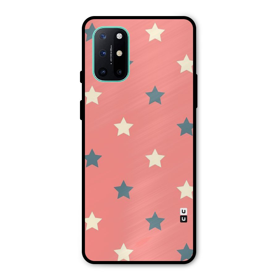Diagonal Stars Metal Back Case for OnePlus 8T