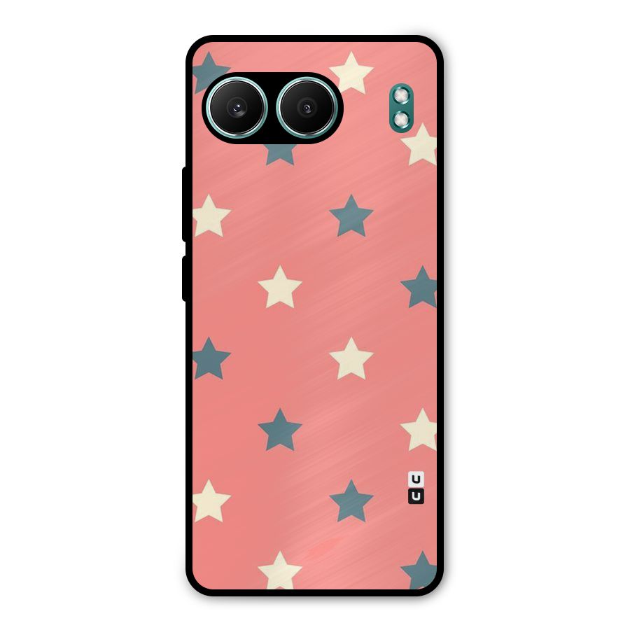 Diagonal Stars Metal Back Case for OnePlus Nord 4