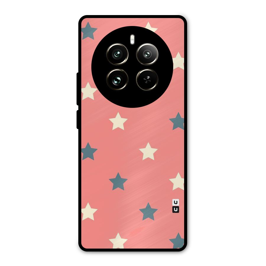 Diagonal Stars Metal Back Case for Realme 12 Pro