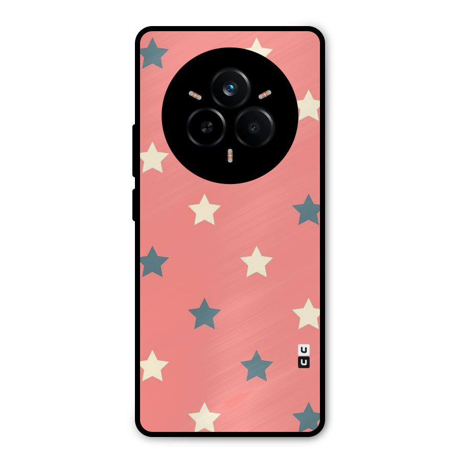 Diagonal Stars Metal Back Case for Realme 14 Pro