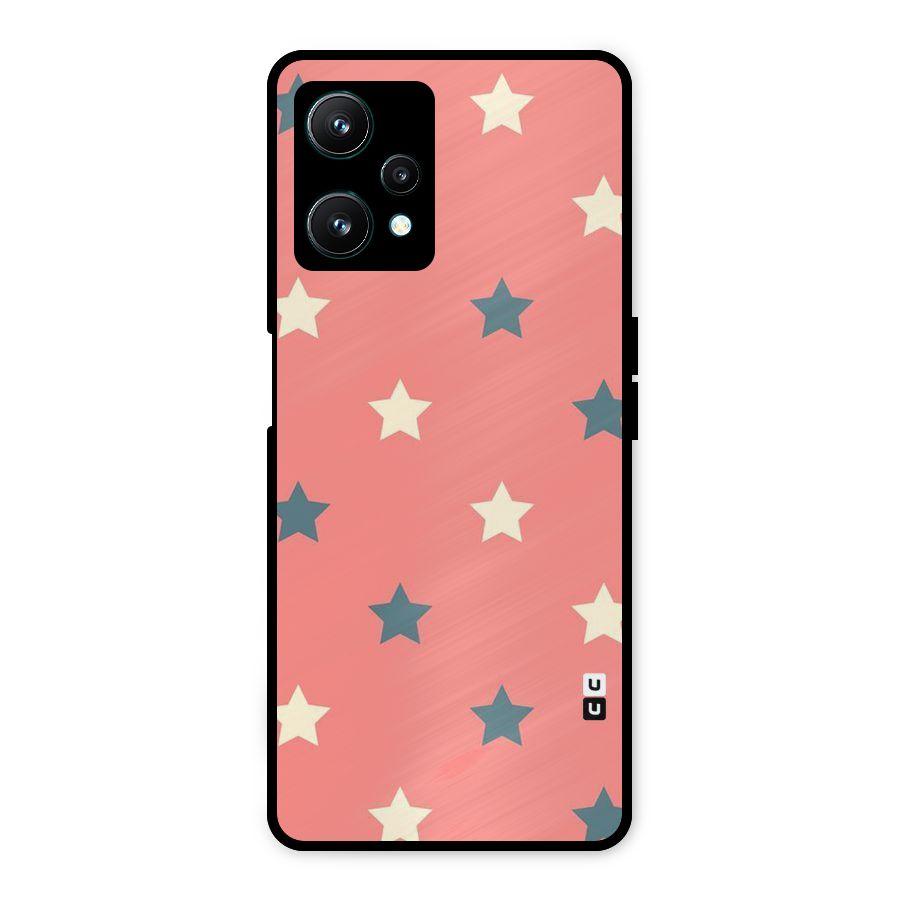 Diagonal Stars Metal Back Case for Realme 9 Pro 5G