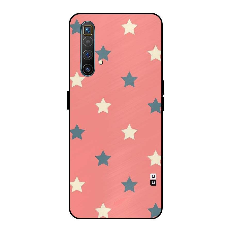Diagonal Stars Metal Back Case for Realme X3 SuperZoom