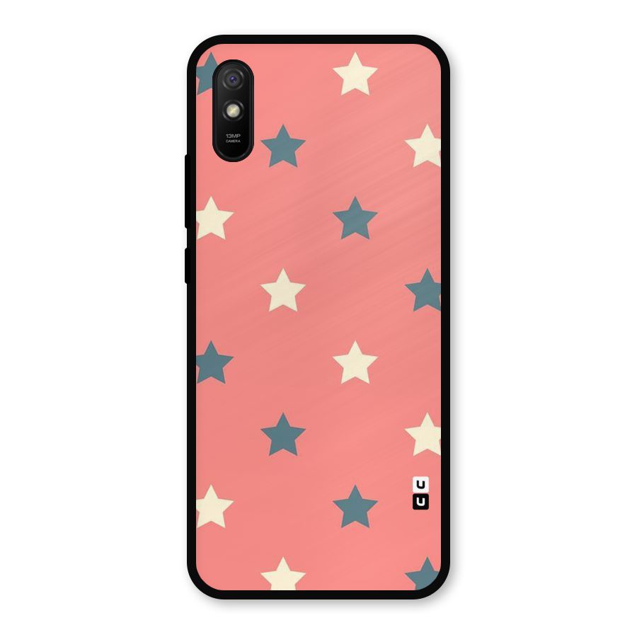 Diagonal Stars Metal Back Case for Redmi 9a