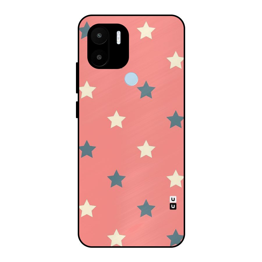 Diagonal Stars Metal Back Case for Redmi A1+