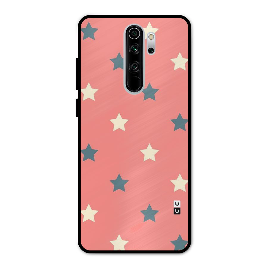 Diagonal Stars Metal Back Case for Redmi Note 8 Pro